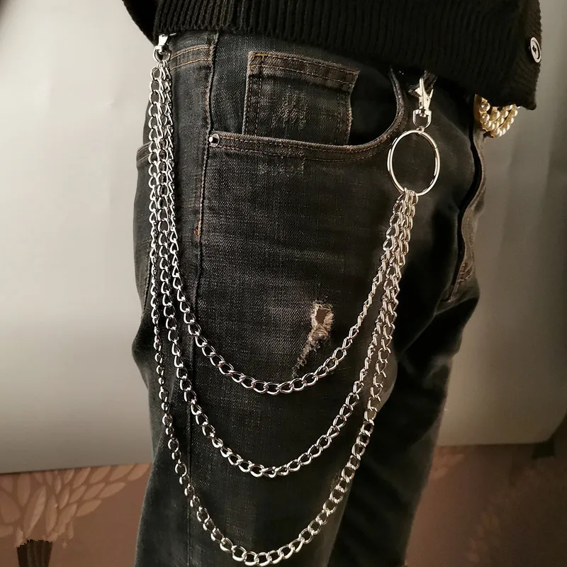 Body Jewelry Retainers - Metal Zincirli Bel Zinciri, HipHop, Rock,