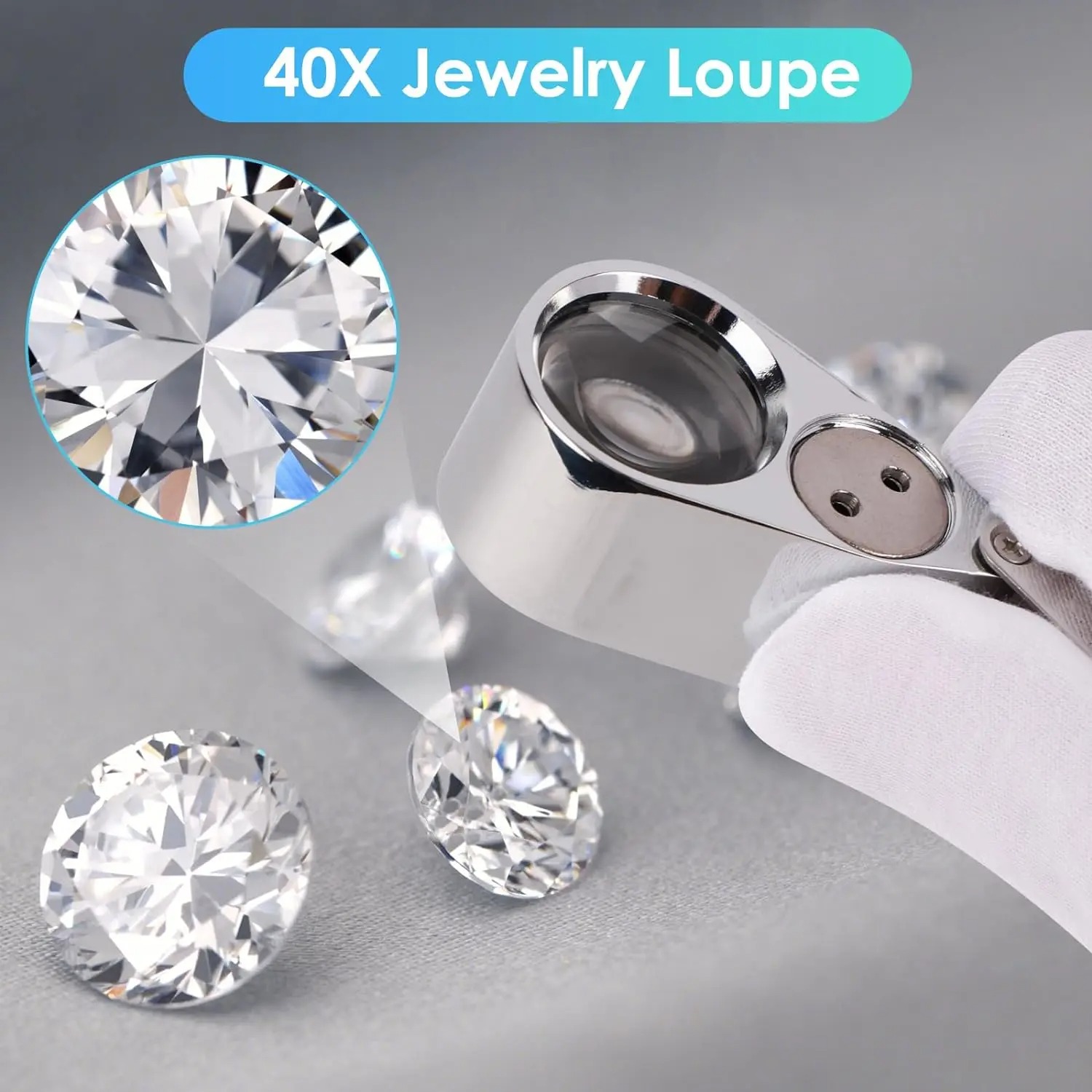 40X Büyütmeli, LED UV Işıklı,  - Body Jewelry Repair incelemesi ve fiyatı