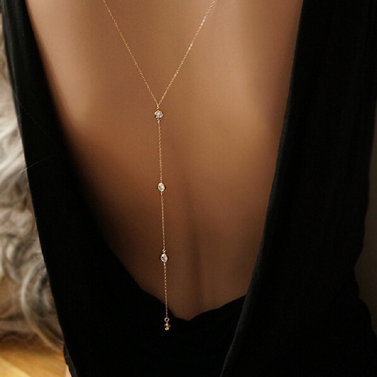 Yeni Rhinestone Seksi Kadın Sı - Body Jewelry Necklace incelemesi ve fiyatı