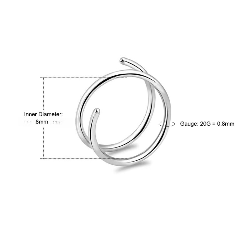 6 adet/paket, 20G paslanmaz çe - Body Jewelry Surgical Steel incelemesi ve fiyatı