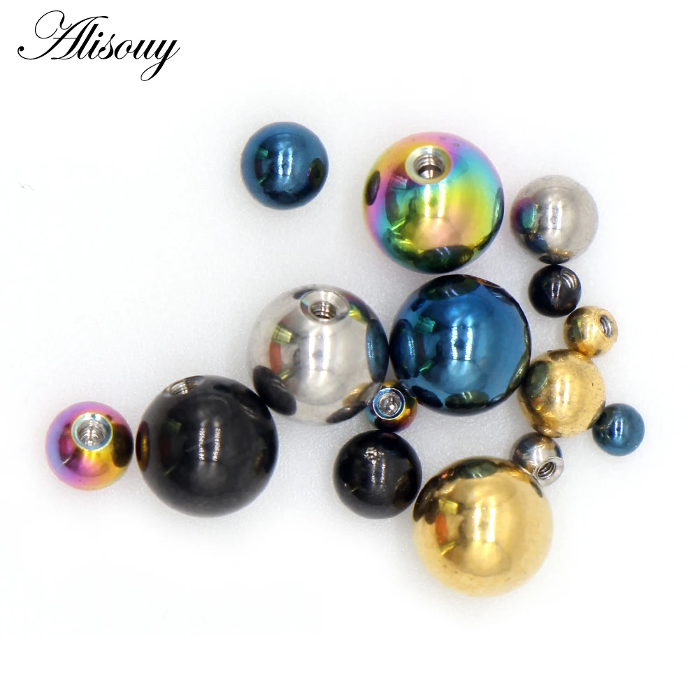 Alisouy 10 Adet/Lot Paslanmaz  - Body Jewelry Replacement Ball incelemesi ve fiyatı