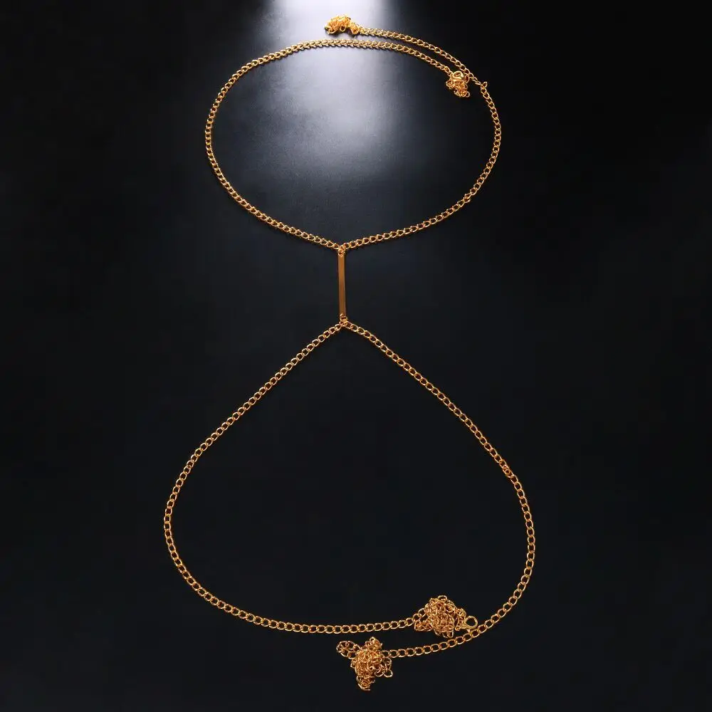 Seksi Metal göğüs zincir demet - Body Jewelry Retainers incelemesi ve fiyatı