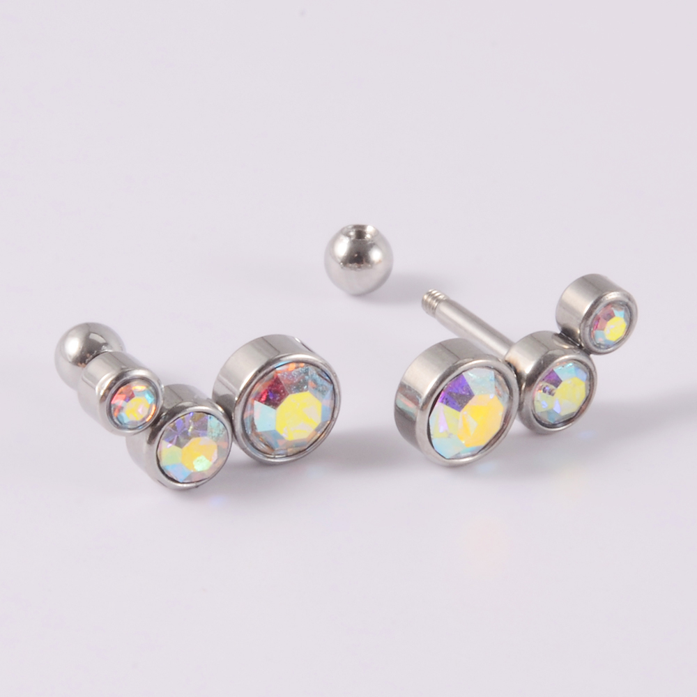 2 adet 361 cerrahi çelik krist - Body Jewelry Surgical Steel incelemesi ve fiyatı