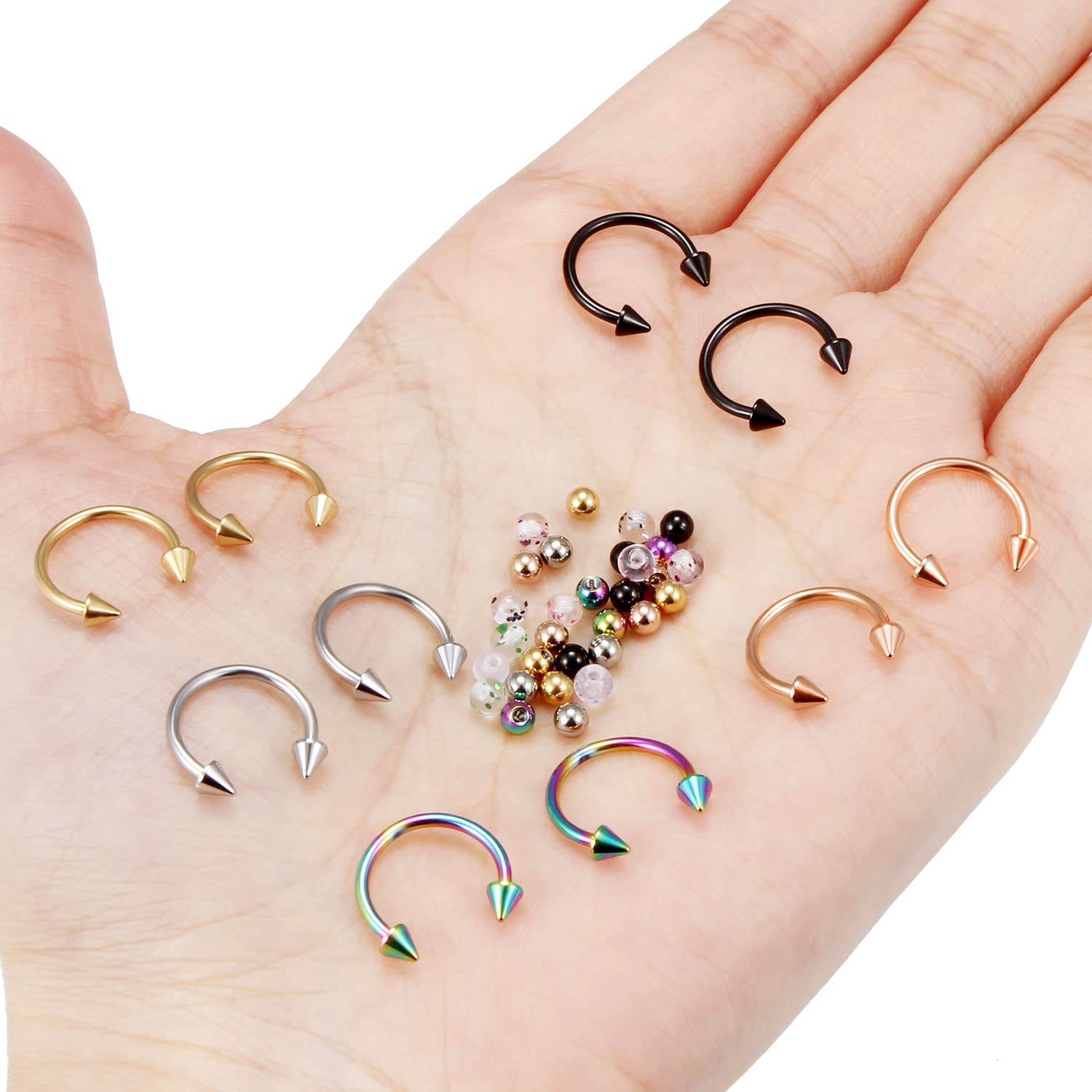 10 Adet At Nalı Halkası, 30 Ad - Body Jewelry Replacement Ball incelemesi ve fiyatı