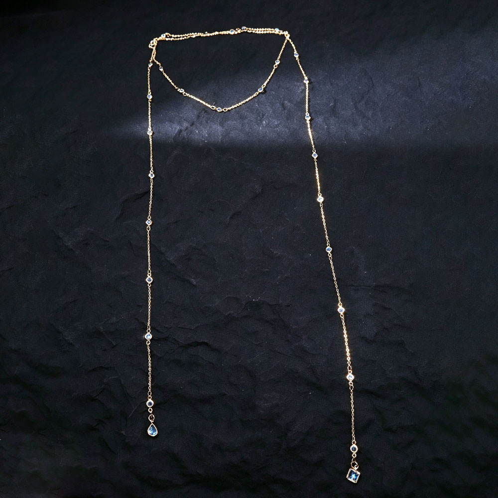 Yeni Moda Zarif Kolye, Sırt Zi - Body Jewelry Necklace incelemesi ve fiyatı