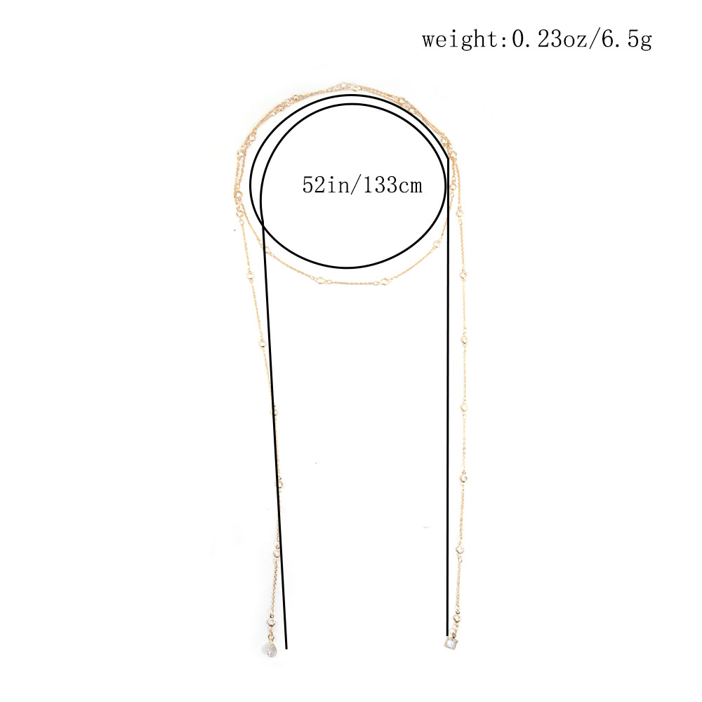 Yeni Moda Zarif Kolye, Sırt Zi - Body Jewelry Necklace incelemesi ve fiyatı