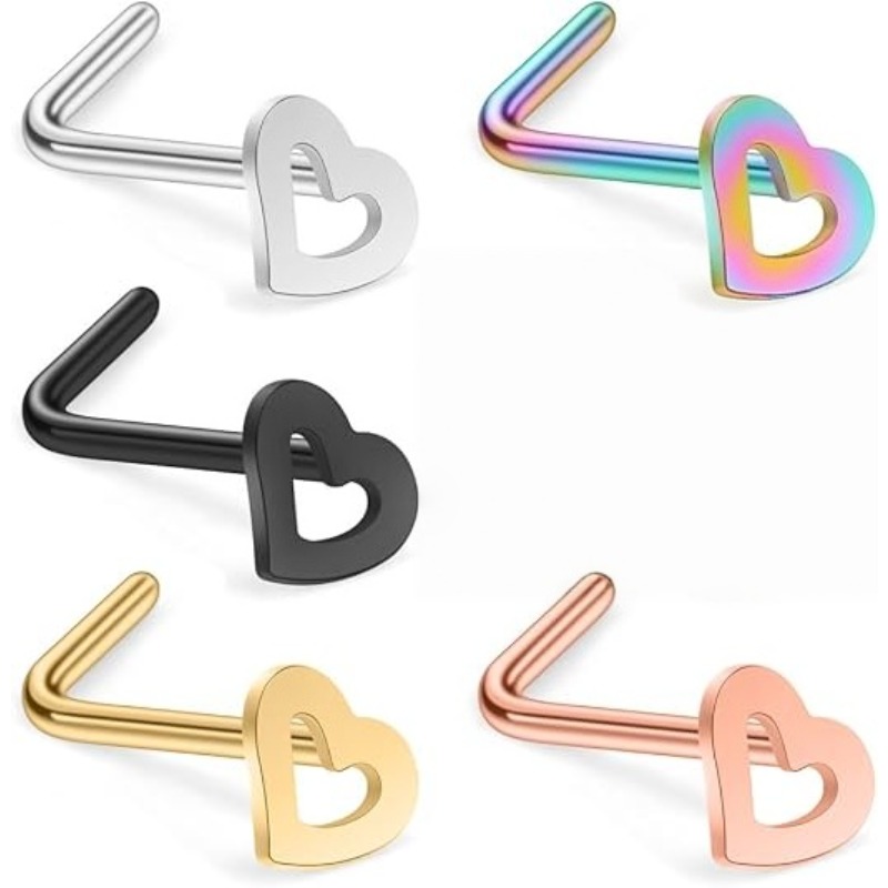 5 adet 20G cerrahi çelik kalp  - Body Jewelry Surgical Steel incelemesi ve fiyatı