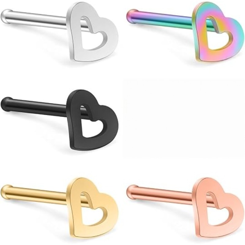 5 adet 20G cerrahi çelik kalp  - Body Jewelry Surgical Steel incelemesi ve fiyatı